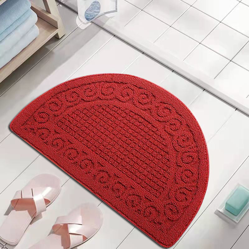 Decorative Half-Moon Shower Mat Kalsten