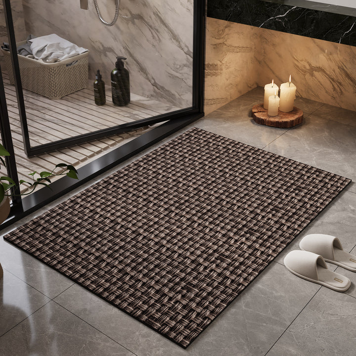 Natural Fiber Bath Mat Kalsten