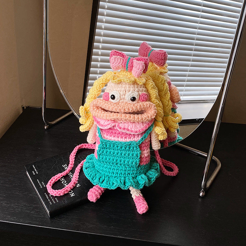 Crochet Character Mini Backpack