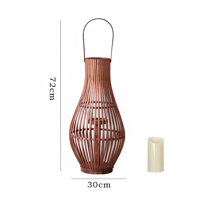 Elegant Rattan Lantern Kalsten