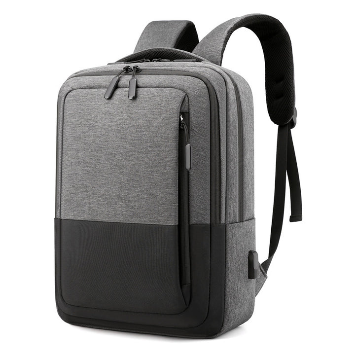 Modern business backpack with USB charging port Kalsten