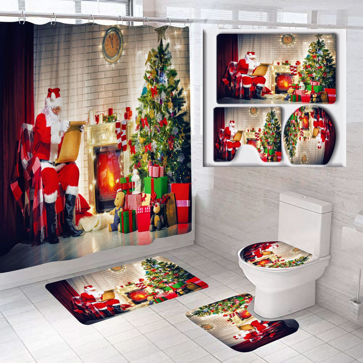 Christmas Themed Bathroom Set Kalsten