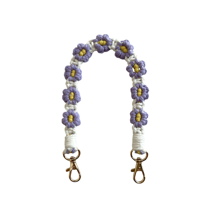 Floral Macrame Keychain Strap Kalsten