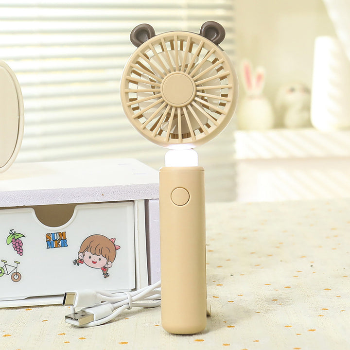 Women's Portable Bunny Design Hand Fan Kalsten
