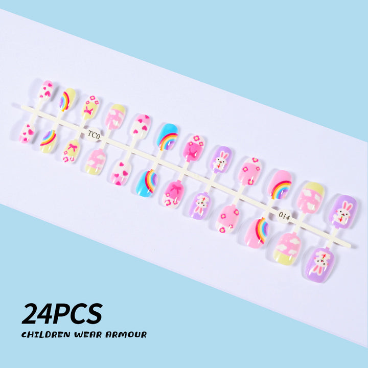Children's Fun-Themed Press-On Nail Set Kalsten