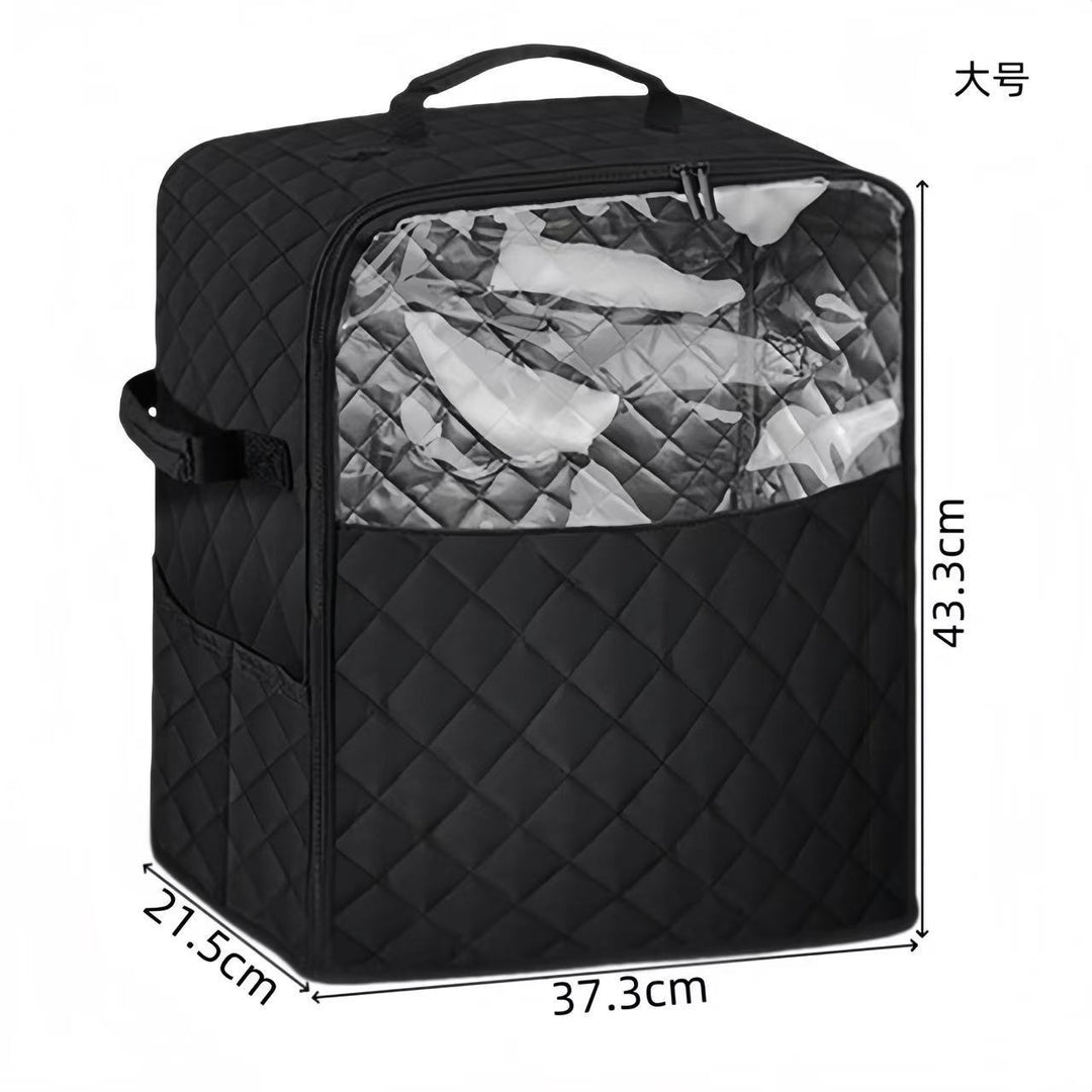 Women's shoe transport bag with transparent window and padded interior Kalsten