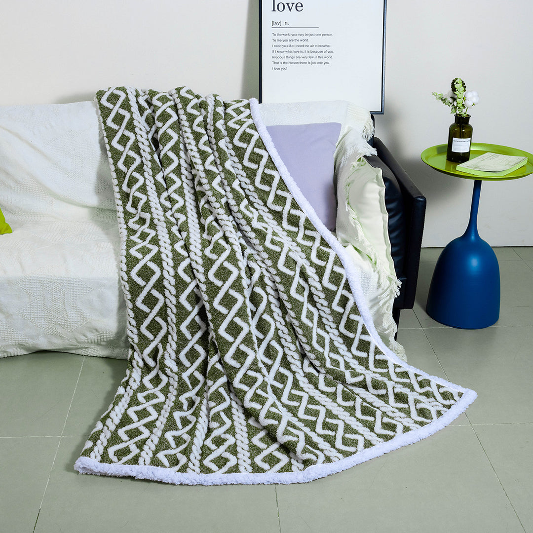 Women’s cuddly blanket in modern Boho design Kalsten
