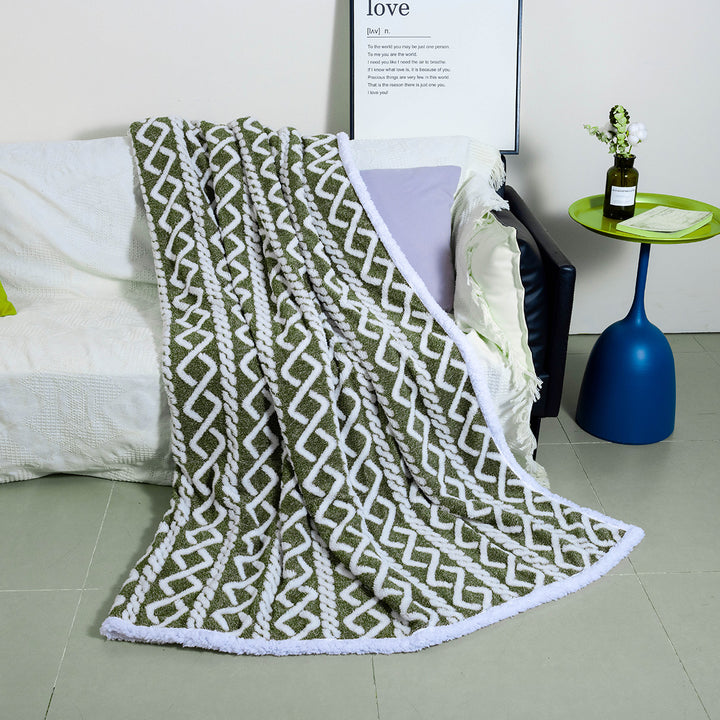 Women’s cuddly blanket in modern Boho design Kalsten