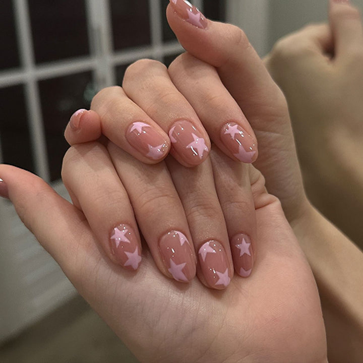Artistic Nail Art with Star Motifs Kalsten