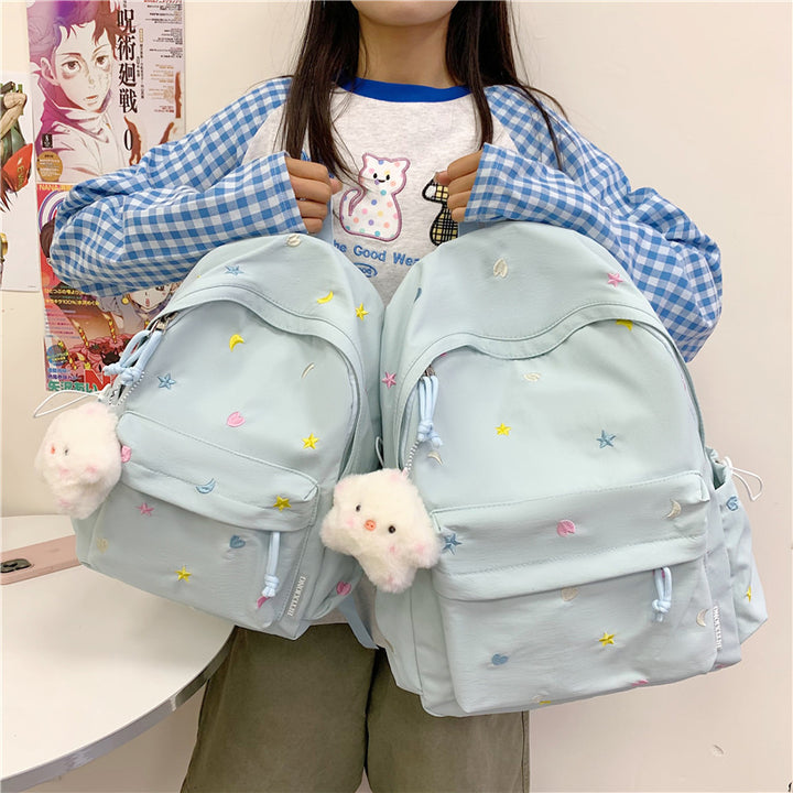 Stylish Fun-Embellished Casual Backpack Kalsten