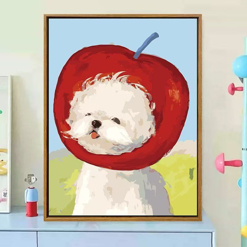 Cute Dog-Themed Decorative Canvas Art Kalsten