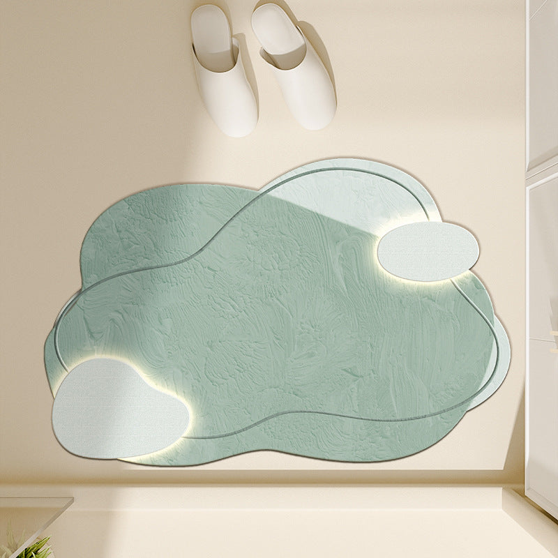 Floral-Inspired Decorative Bath Mat Kalsten