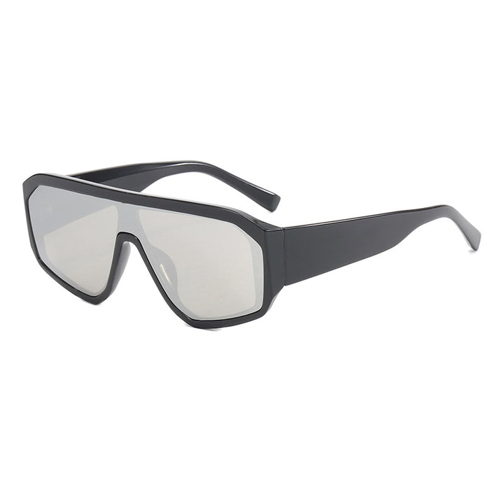 Women's oversized sunglasses in modern design with wide frame Kalsten