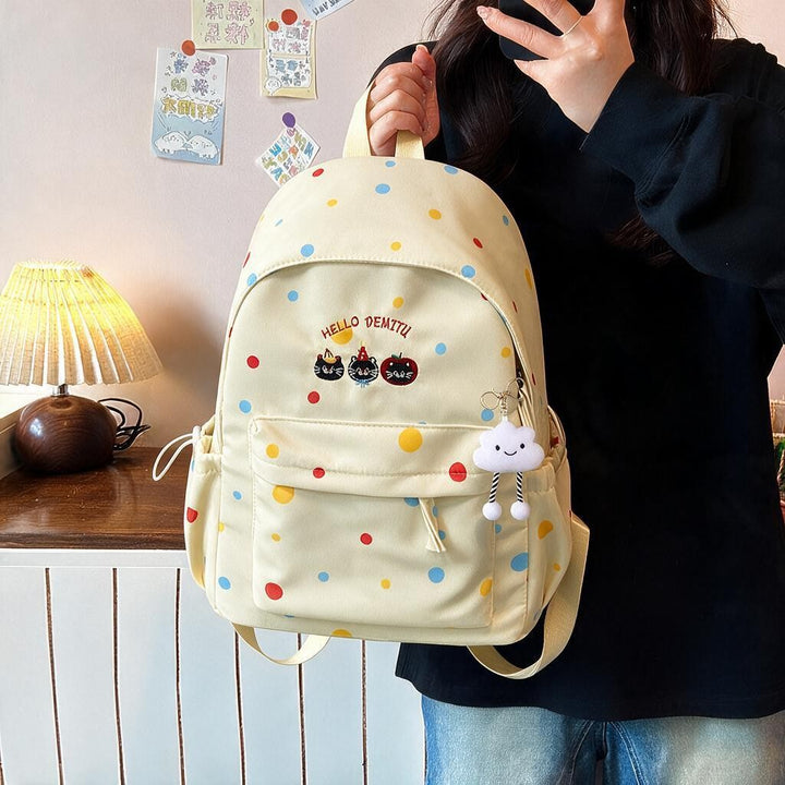 Fun-Themed Polka Dot Backpack Kalsten