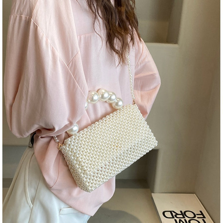 Pearl-Embellished Evening Handbag  1791041746