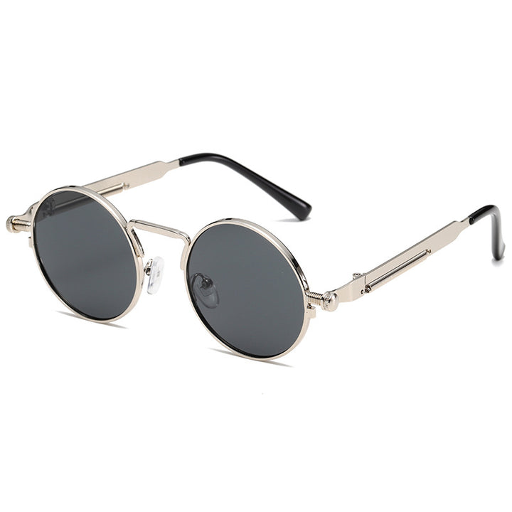 Women's fashionable round sunglasses with precise metal frame Kalsten