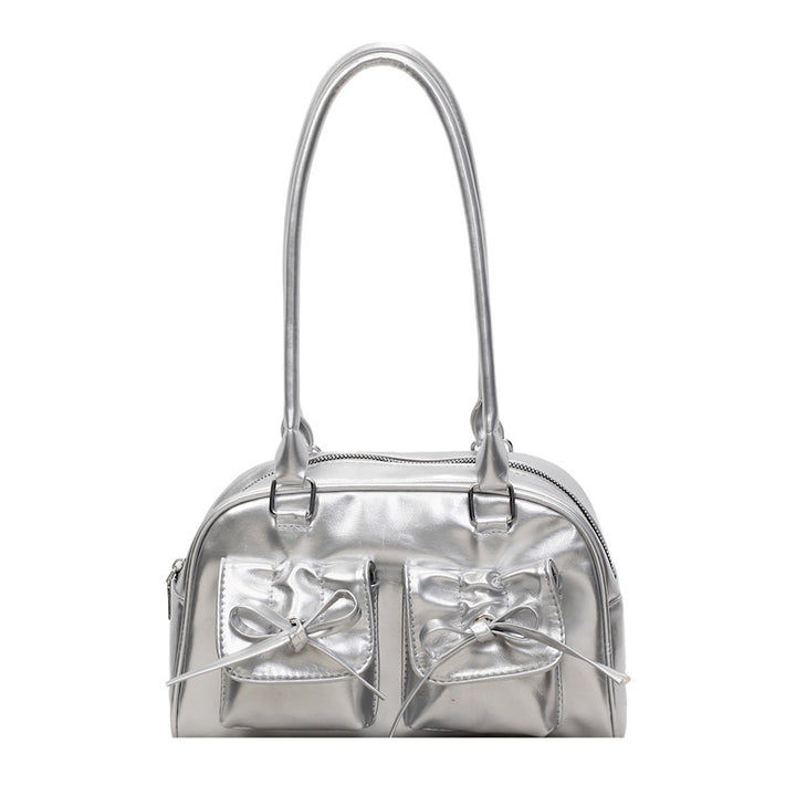 Fashionable Patent Leather Handbag