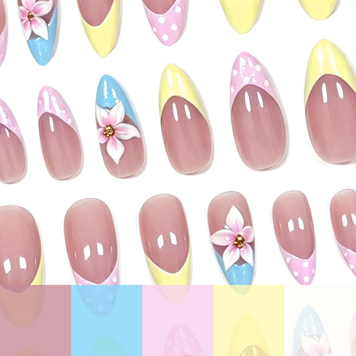 Floral Art Acrylic Nail Enhancements Kalsten 1789915666