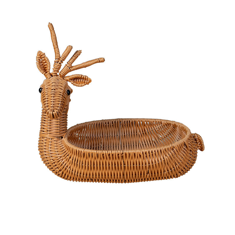 Decorative Animal-Shaped Woven Basket Kalsten