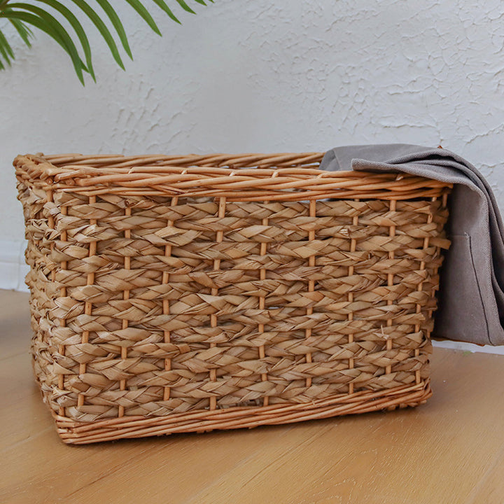 High-quality storage basket made of natural materials