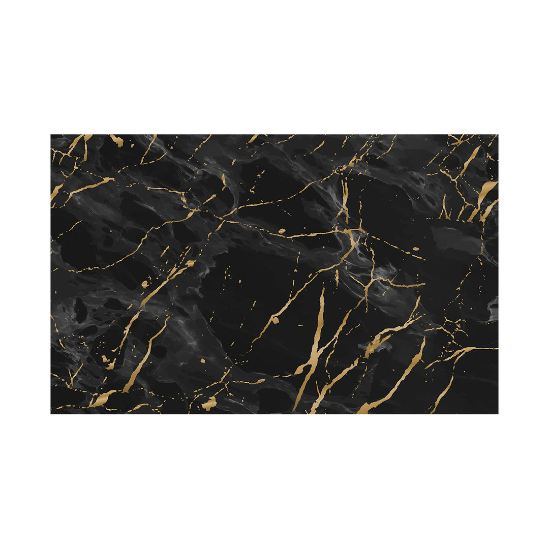 Elegant Marble Design Bath Mat