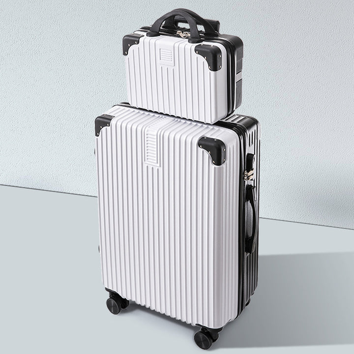 Men's Dual-Layer Hard-Shell Rolling Luggage Set Kalsten