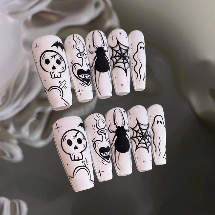 Halloween Themed Press-On Nail Set Kalsten