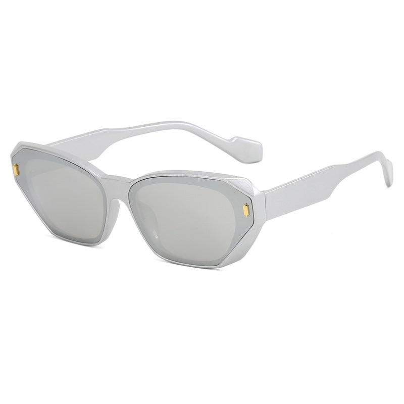 Women’s geometric designer sunglasses with distinctive frame Kalsten