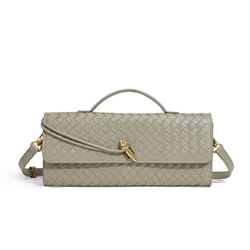 Woven Leather Clutch Kalsten