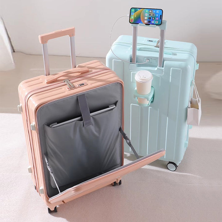 Smart Tech-Integrated Hard-Shell Luggage Kalsten