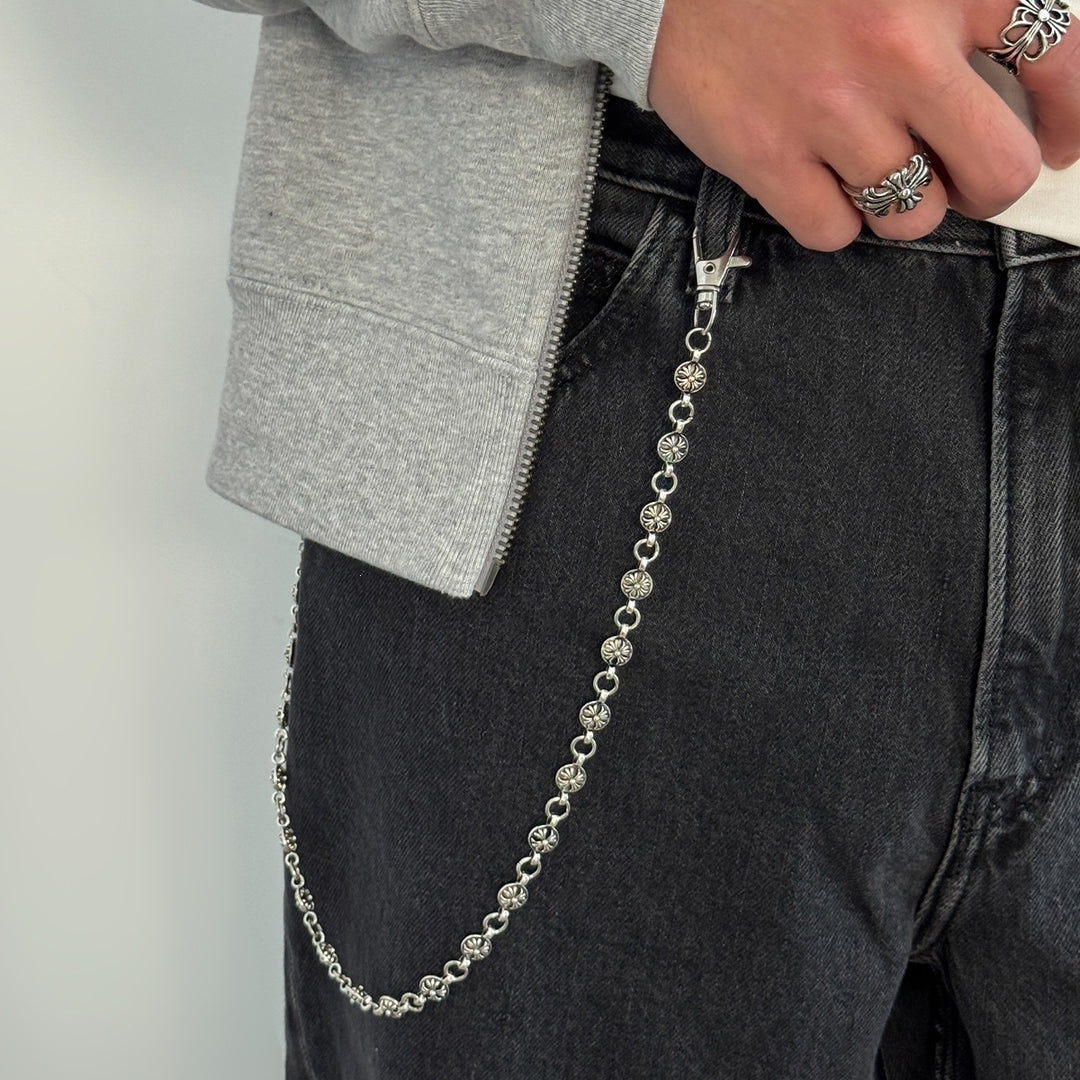 Fashionable chain necklace with glitter details Kalsten