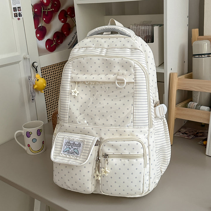 Stylish Multi-Functional Star Print Backpack Kalsten