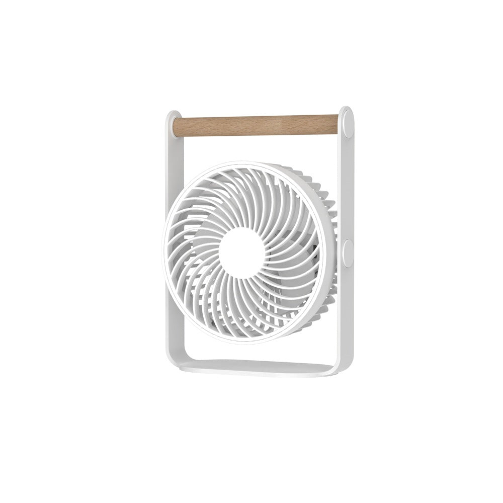 Women's Portable Fan with Ergonomic Design and Wooden Handle Kalsten