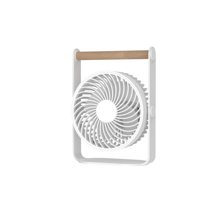 Women's Portable Fan with Ergonomic Design and Wooden Handle Kalsten