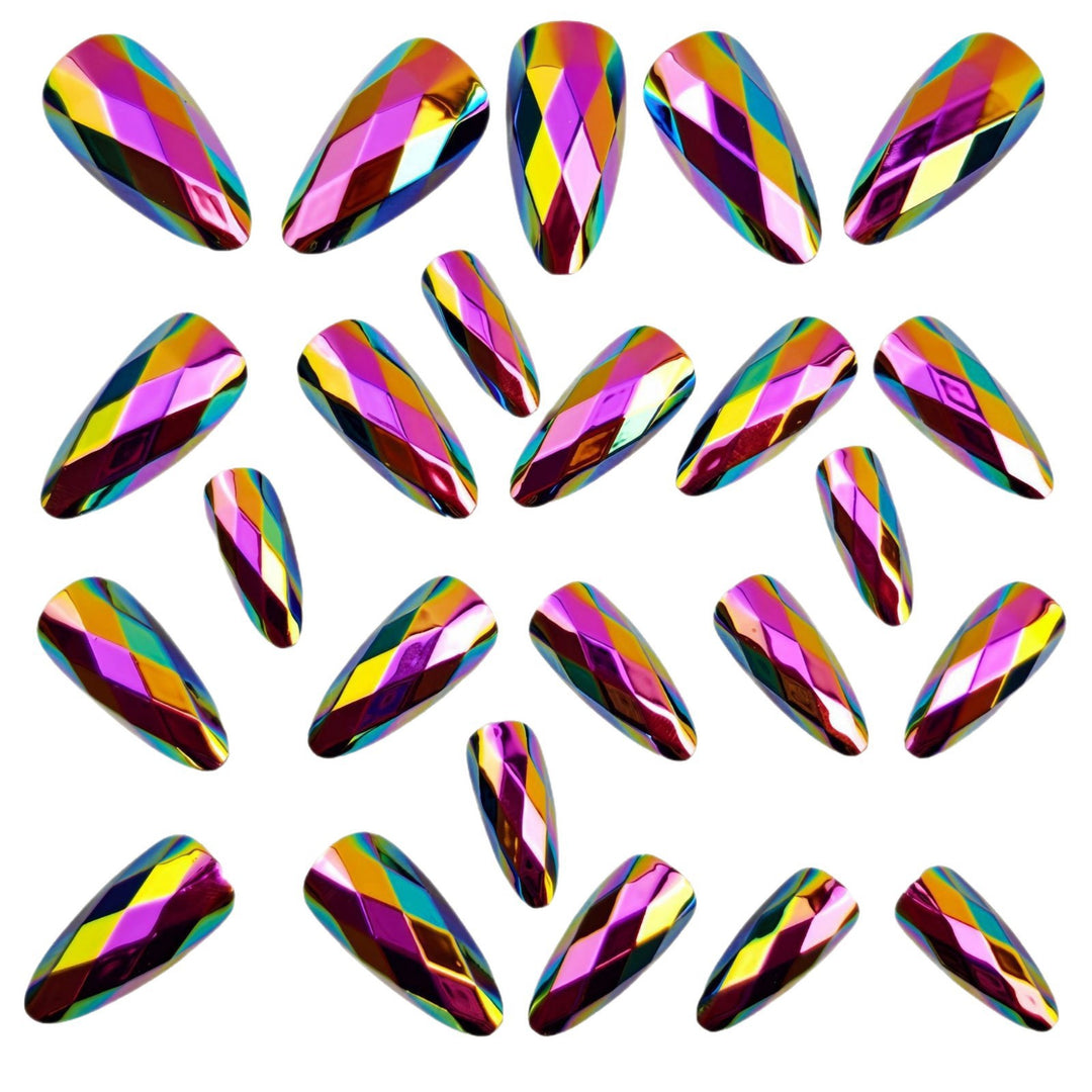 Artificial nails with elegant diamond patterns Kalsten
