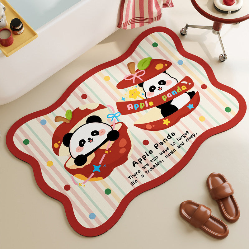 Fun Elephant-Themed Bath Mat Kalsten