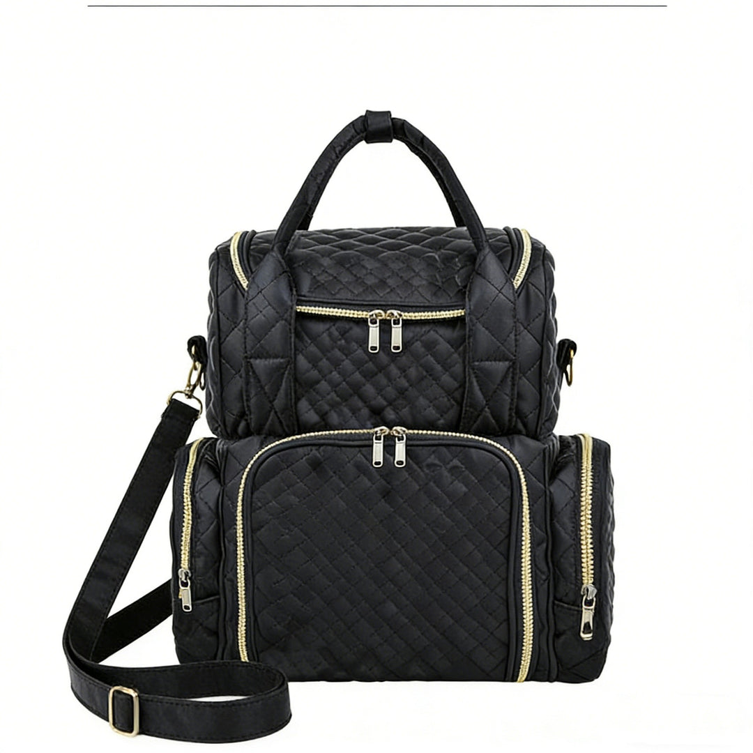 Quilted Multi-Pocket Backpack Kalsten