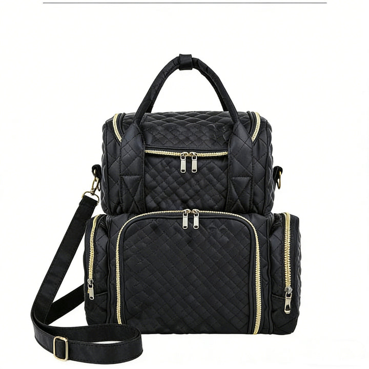 Quilted Multi-Pocket Backpack Kalsten