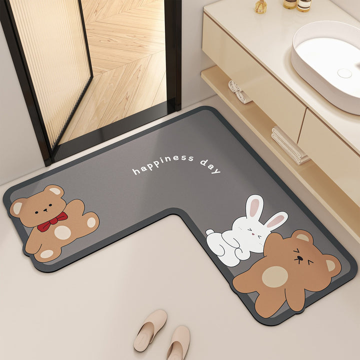 Cartoon-Themed Kitchen Mat Kalsten