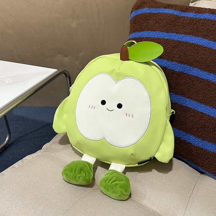 Cute Cartoon Fruit-Themed Backpack