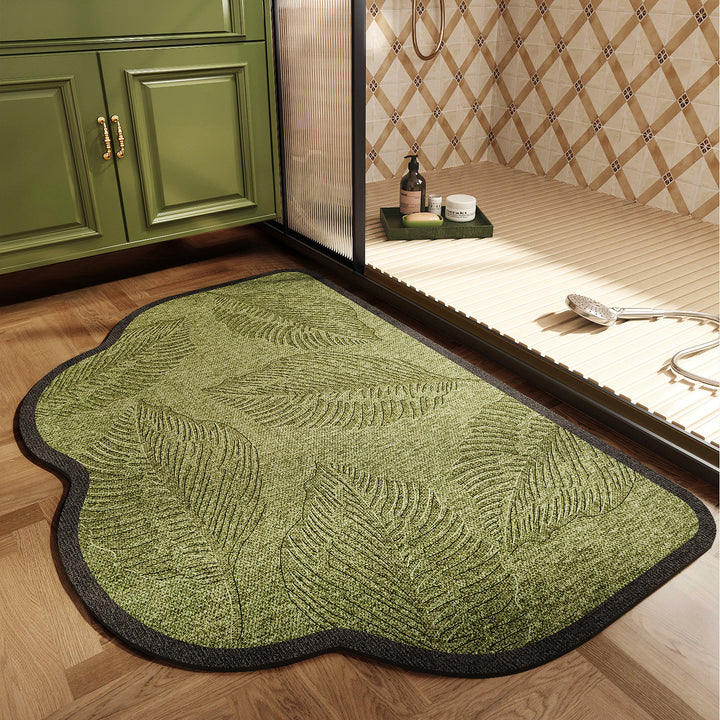 Lace-Trimmed Bath Mat Kalsten