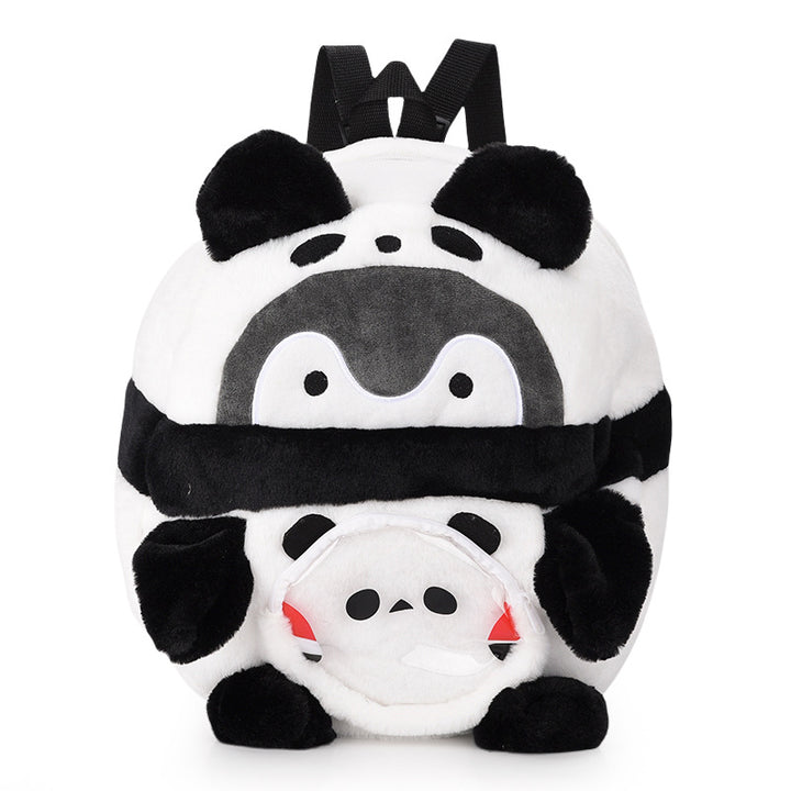 Plush Backpack with Playful Panda Design Kalsten