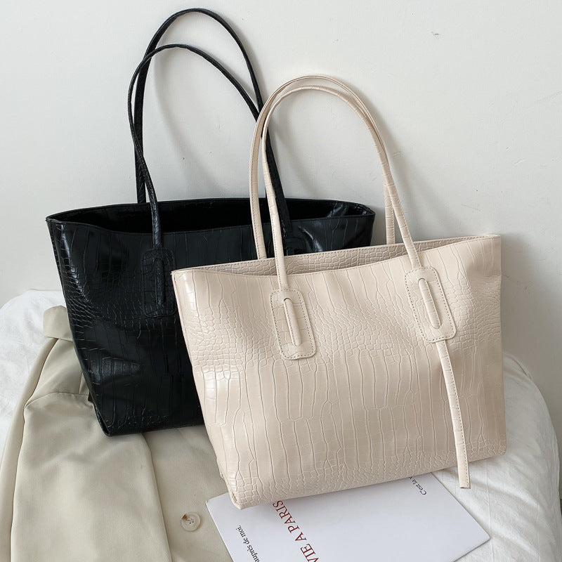 Crocodile Patterned Tote Bag