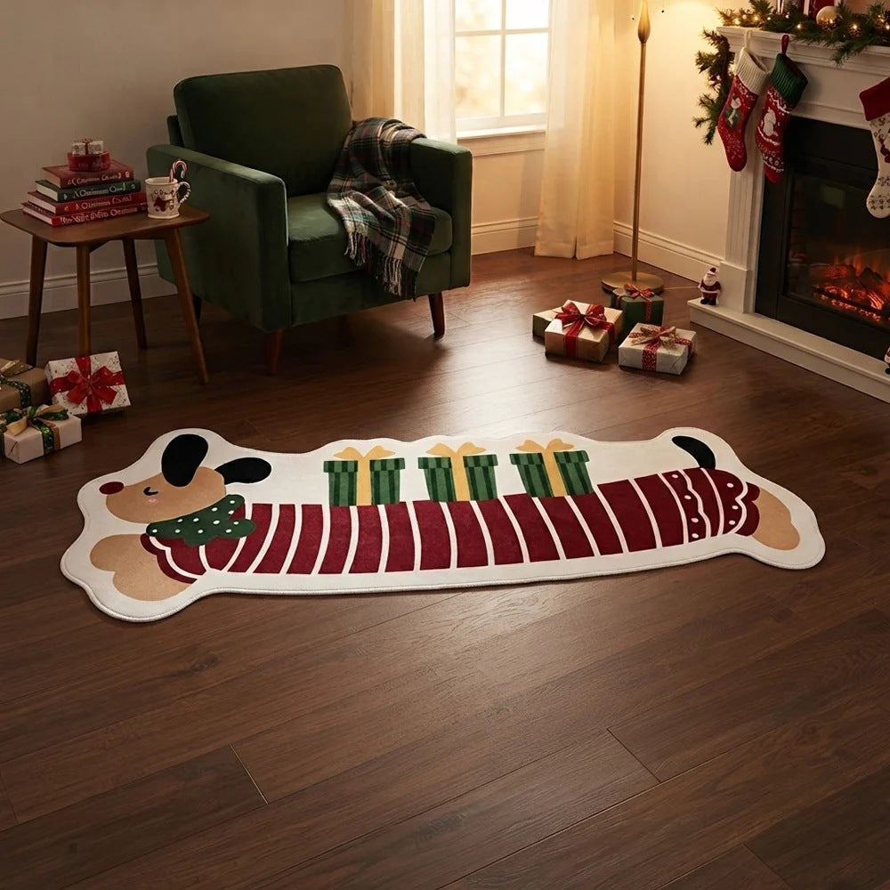 Gingerbread House Themed Area Rug