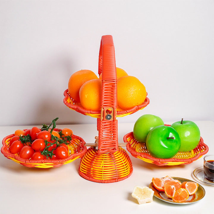 Multi-Layered Woven Serving Basket Kalsten