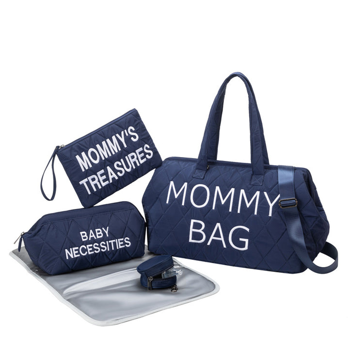 Multi-Functional Quilted Diaper Tote Set Kalsten