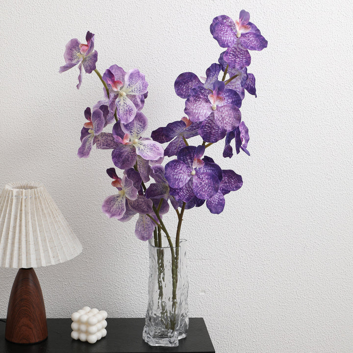 Artificial orchid bouquet with realistic details