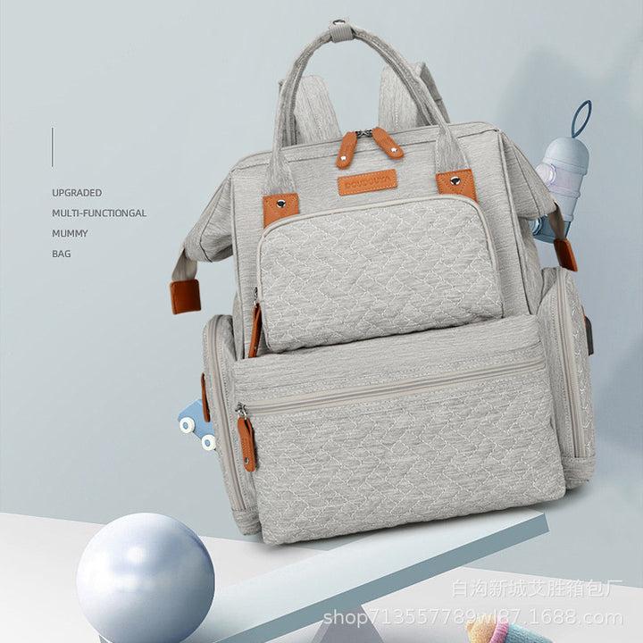 Stylish Multi-Pocket Diaper Backpack Kalsten