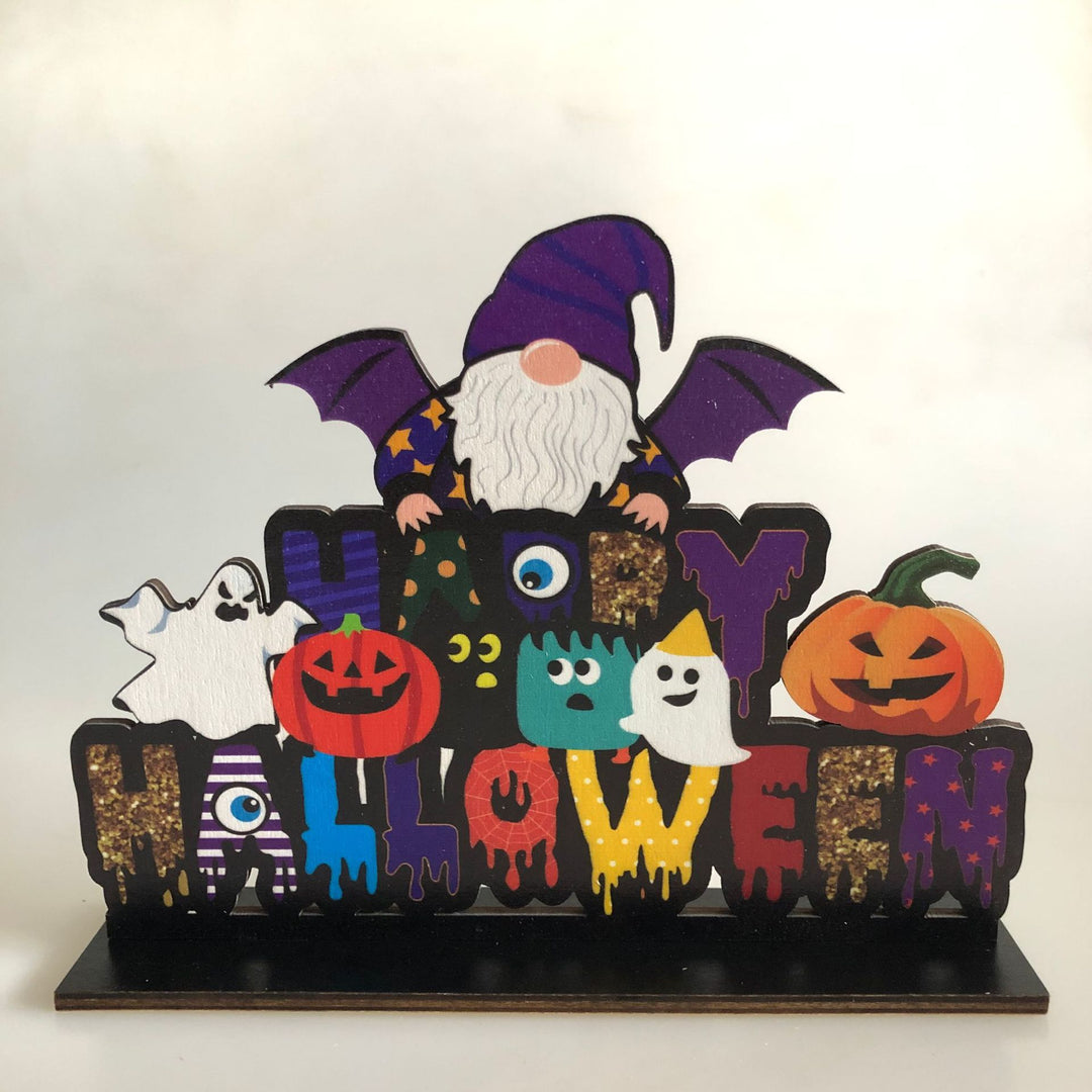 Halloween-Themed Decorative Table Centerpiece