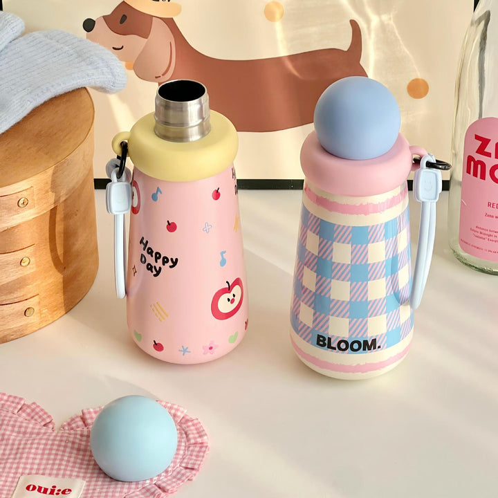 Women's Funny Water Bottle with Creative Lid Kalsten